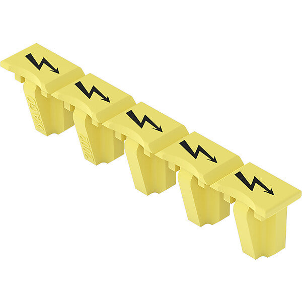 WAGO Warnabdeckung m. Blitzpfeil sw 2002-115